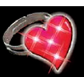 Blank Groovy Heart Flashing Ring